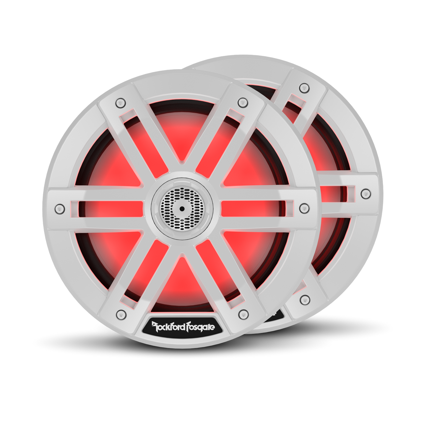 Parlante coaxial 8" RGB blanca marina