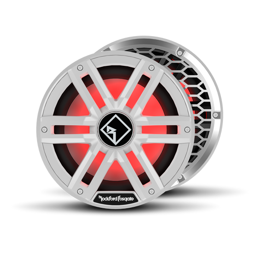 Bajo marino 10"  RGB M2 2 OHM  blanca stainless - M2D2-10SB